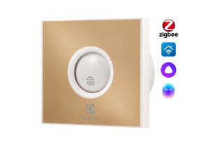 Вентилятор вытяжной серии Rainbow EAFR-150T beige с таймером
